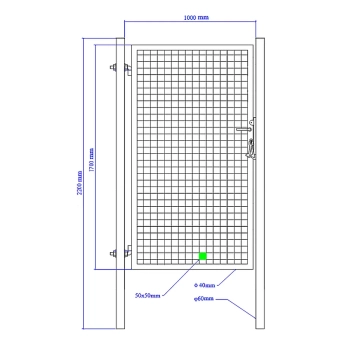 Furtka ogrodowa SX - 1,00 x 1,70 m