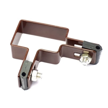 Obejmy do paneli narożne - brązowe