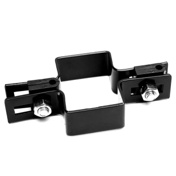 Obejmy do paneli przelotowe - czarne