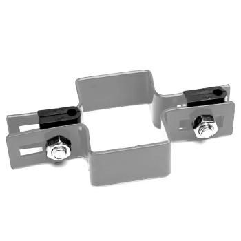 Obejmy do paneli przelotowe - szare