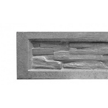 Podmurówka betonowa łupana - 250 cm / 25 cm