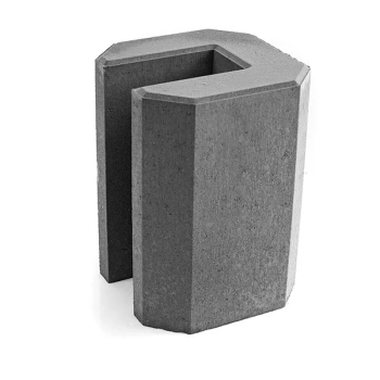 Pustak - łącznik końcowy do podmurówek betonowych pełnych wysokości 20 cm