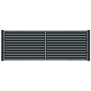 Brama WALL 100 - 4,48 m / 1,75 m - antracyt