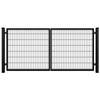 Brama PRO wypełniona panelem 2D czarny