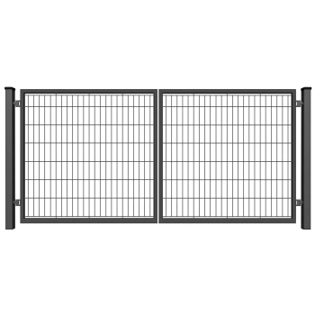 Brama PRO wypełniona panelem 2D antracyt