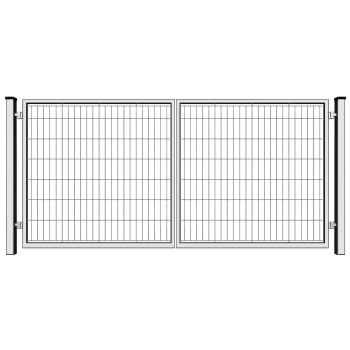 Brama PRO wypełniona panelem 2D ocynk