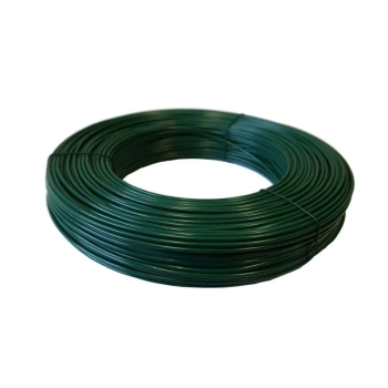 Drut naciągowy powlekany PCV - zielony