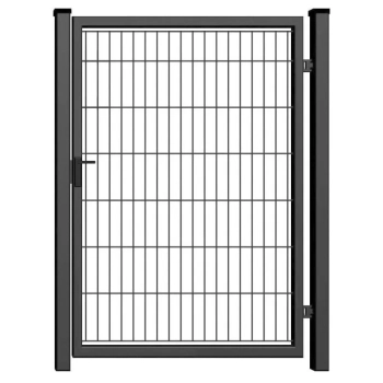 Furtka PRO wypełniona panelem 1,00 m x 2,00 m antracyt