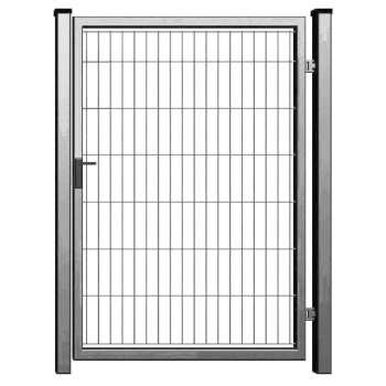 Furtka PRO wypełniona panelem 1,00 m x 2,00 m ocynk