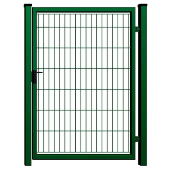Furtka PRO wypełniona panelem 1,00 m x 2,00 m zielony
