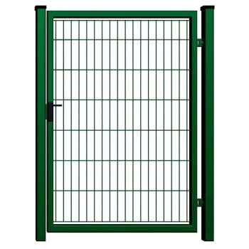 Furtka PRO wypełniona panelem 2D zielony