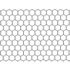 Siatka sześciokątna - 13x13 mm / 1,00 m - rolka 5 m