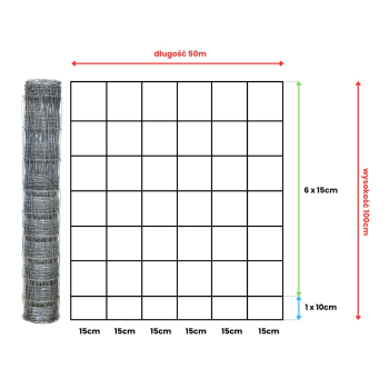 Siatka leśna - 100/8/15 L