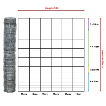 Siatka leśna - 120/13/15 G6
