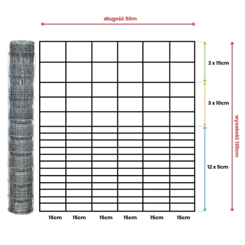 Siatka leśna - 120/18/15 G12