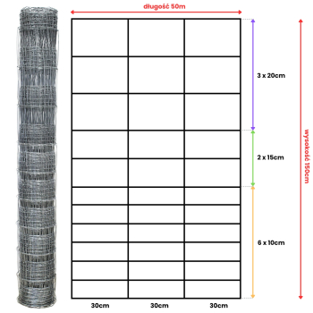 Siatka leśna - 150/12/30 L