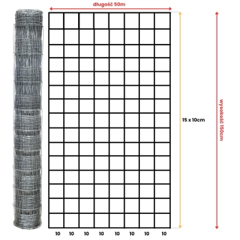 Siatka leśna - 150/16/10 M - 25 m