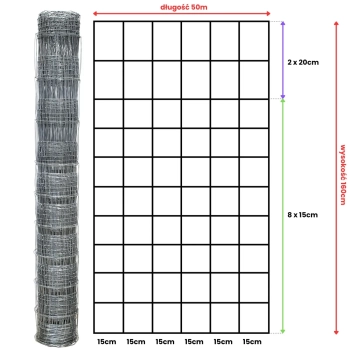 Siatka leśna - 160/11/15 L