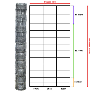 Siatka leśna - 180/13/30 L