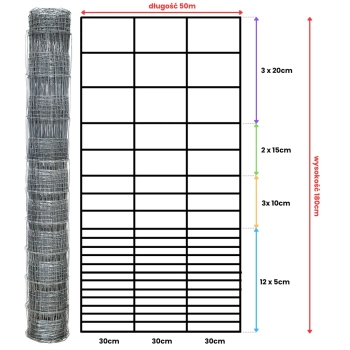 Siatka leśna - 180/21/30 G12