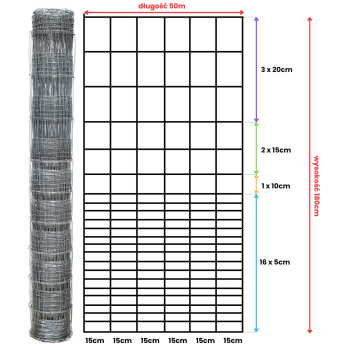 Siatka leśna - 180/23/15 G16