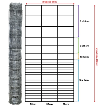 Siatka leśna - 180/23/30 G16
