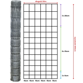 Siatka leśna - 200/14/15 L