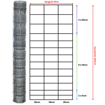 Siatka leśna - 200/14/30 L
