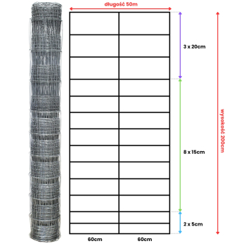 Siatka leśna - 200/14/60 L