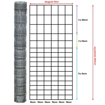 Siatka leśna - 200/17/15 L