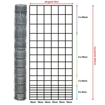 Siatka leśna - 200/18/15 G6