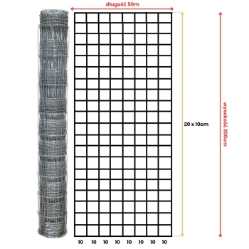 Siatka leśna - 200/21/10 M - 25 m