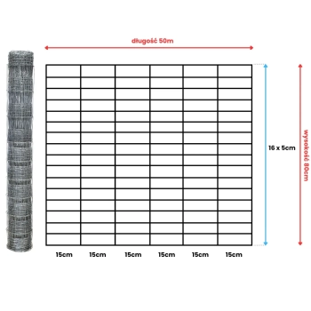 Siatka leśna - 80/17/15 G16