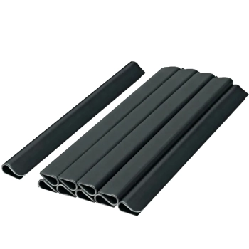 Klipsy montażowe do taśmy 19 cm - 10 szt, antracyt